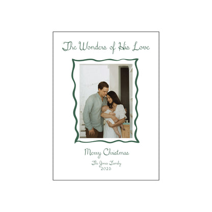 squiggle frame | holiday card | letterpress