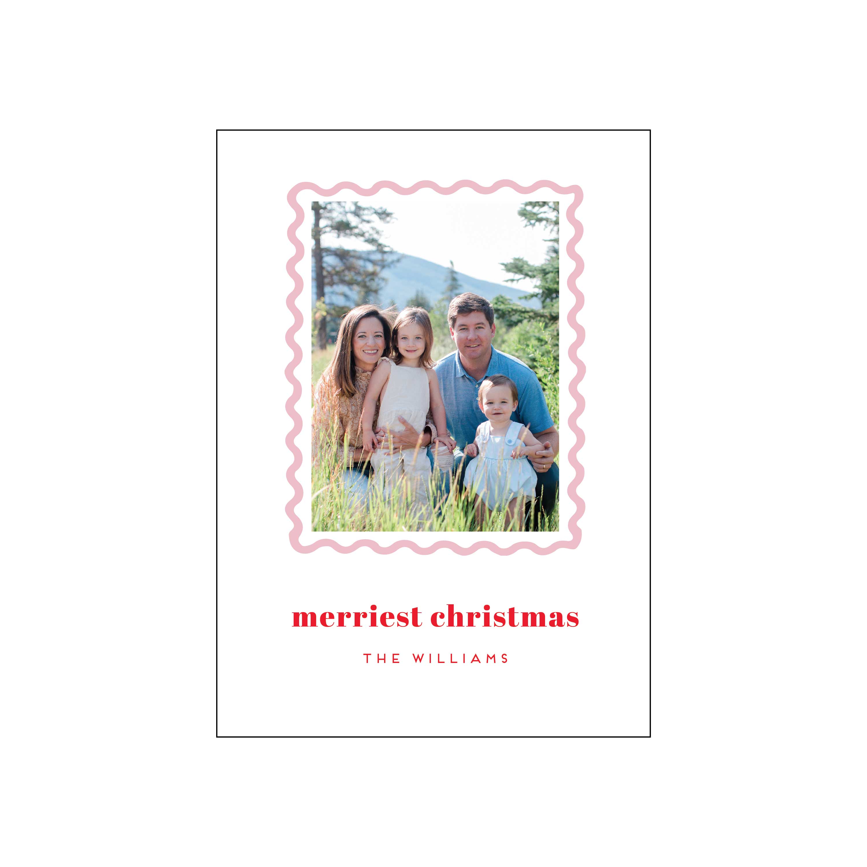 squiggles | holiday card | digital print