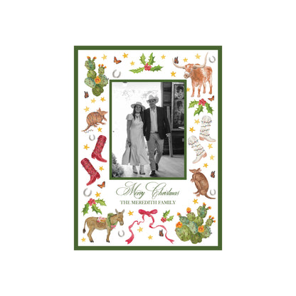 texas holiday | vertical | holiday card | abby armistead