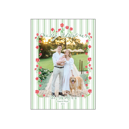 whimsical garden | holiday card | elaina fagan design