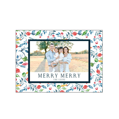 winter vines | horizontal | holiday card | mesh by alex
