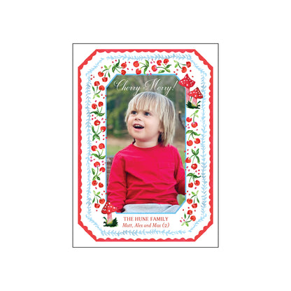 woodland cherry | holiday card | mesh by alex