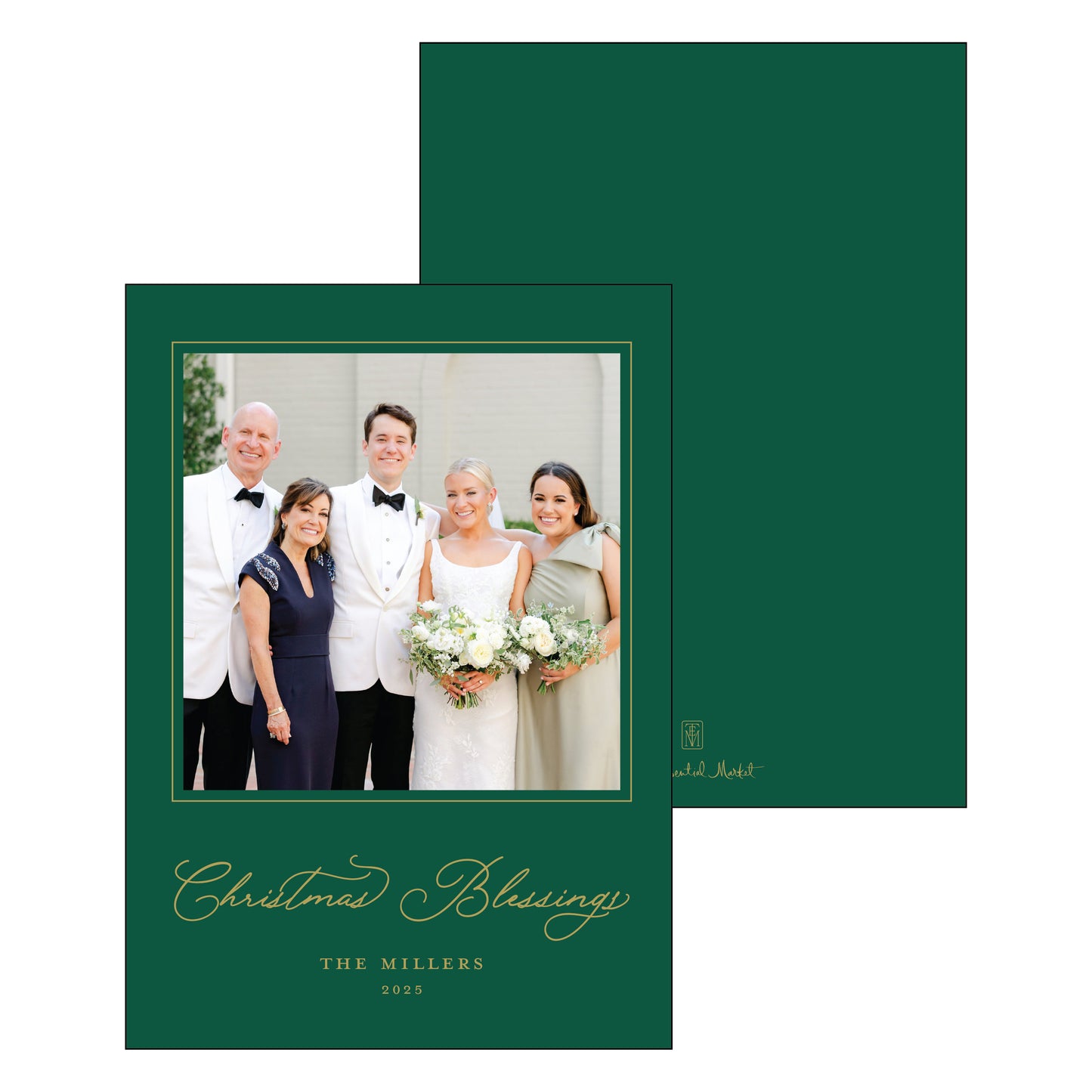 blessings | holiday card | digital printed
