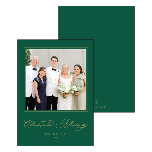blessings | holiday card | digital printed