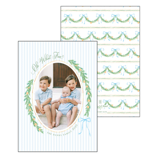 citrus pine | holiday card | bayberry kate