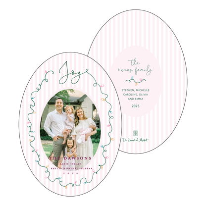 joyful lights | holiday card | digital printed