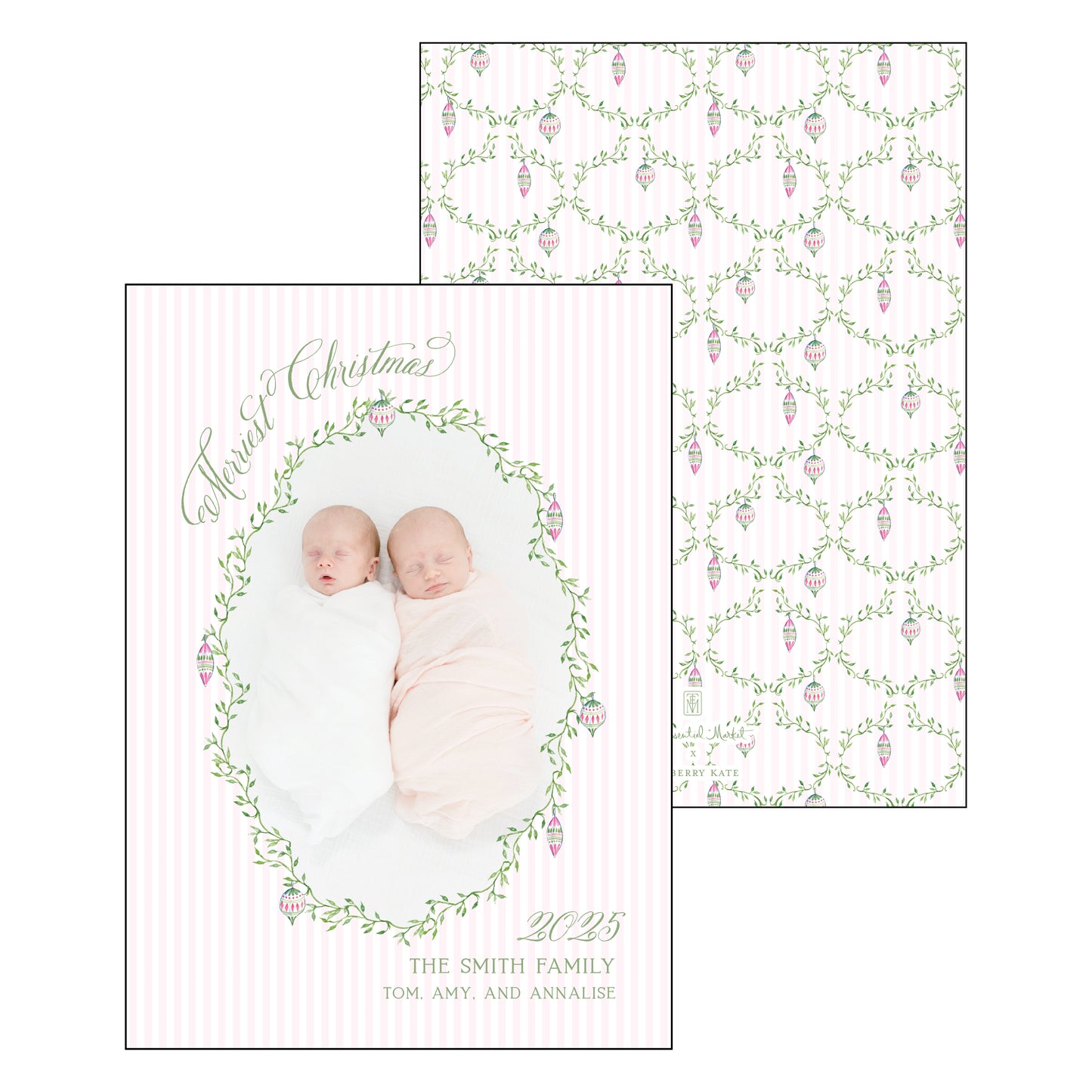 ornament vine | holiday card | bayberry kate