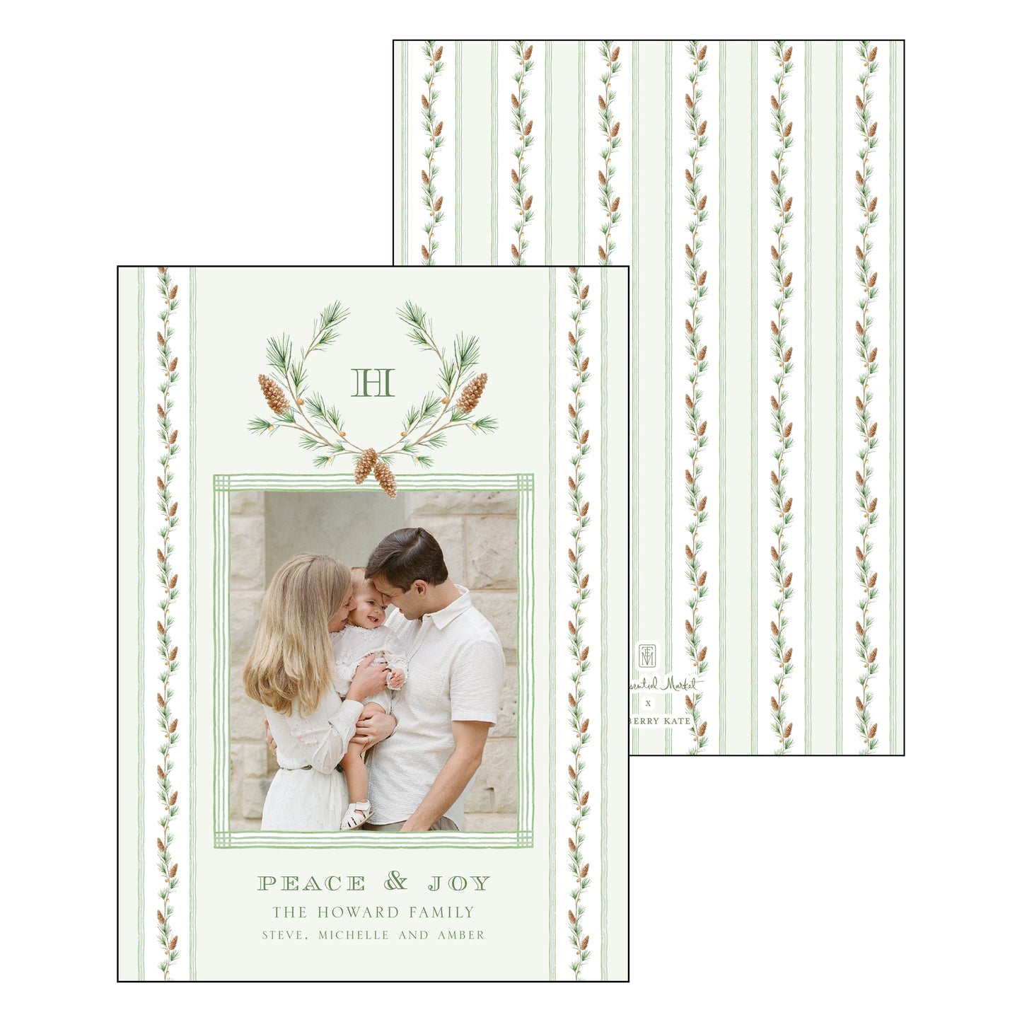pine crest | holiday card | bayberry kate