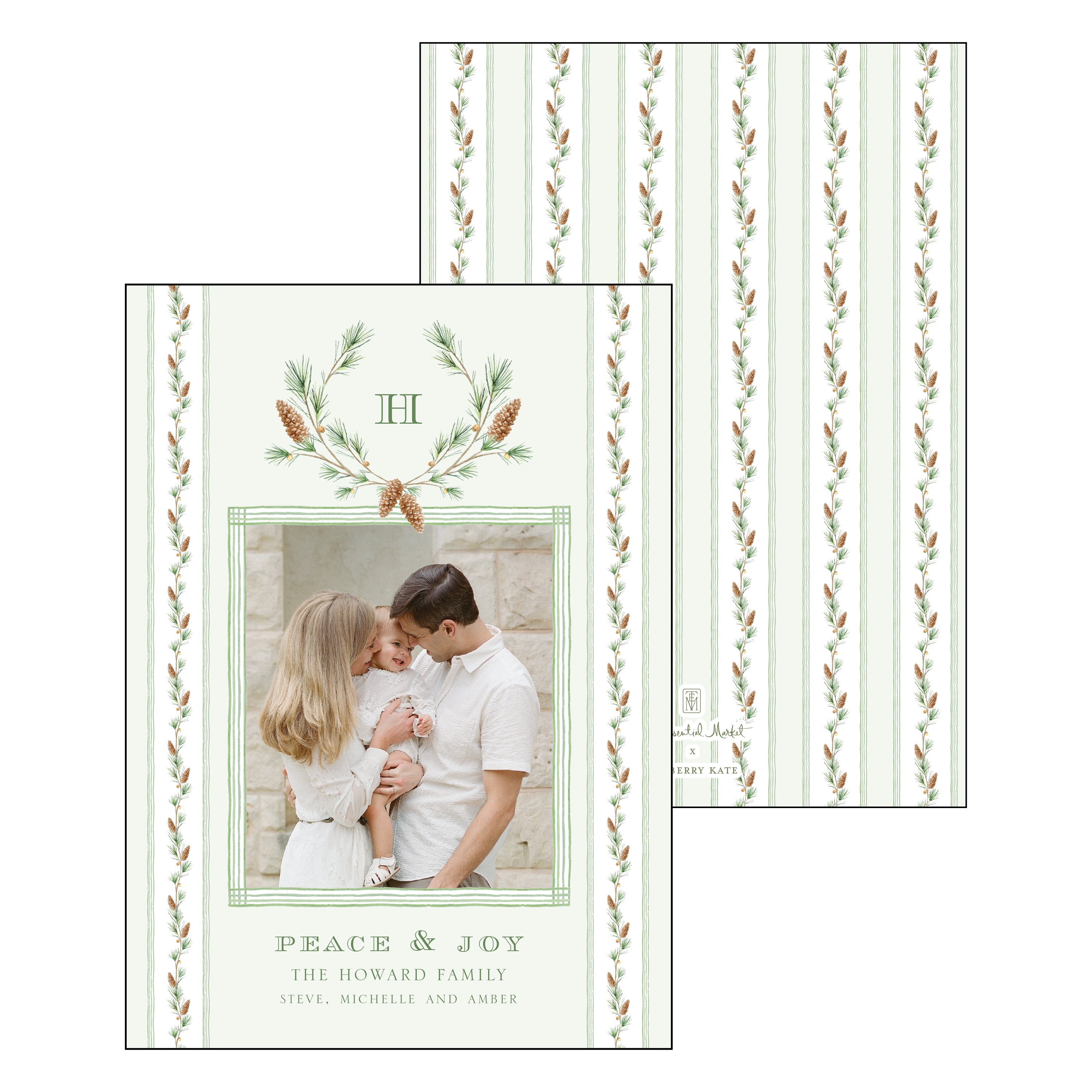 pine crest | holiday card | bayberry kate