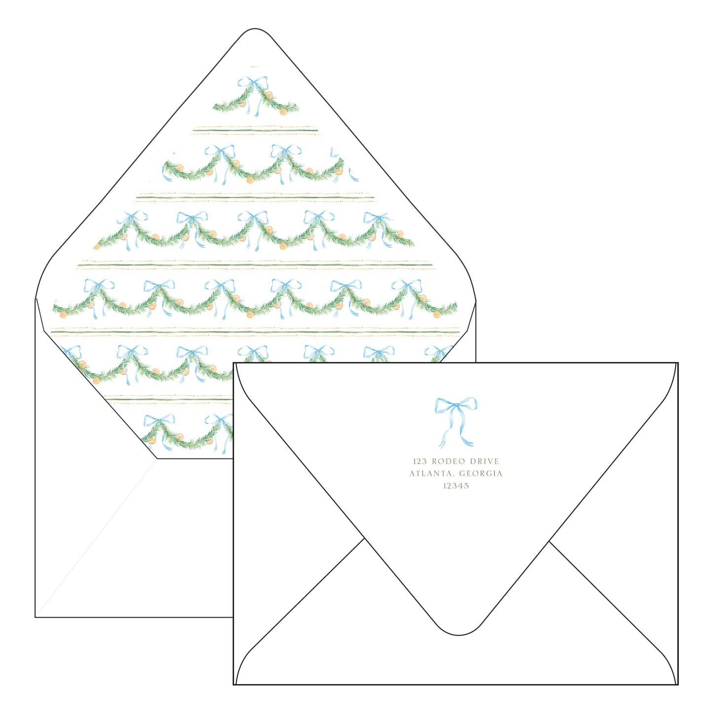 citrus pine | holiday card | bayberry kate