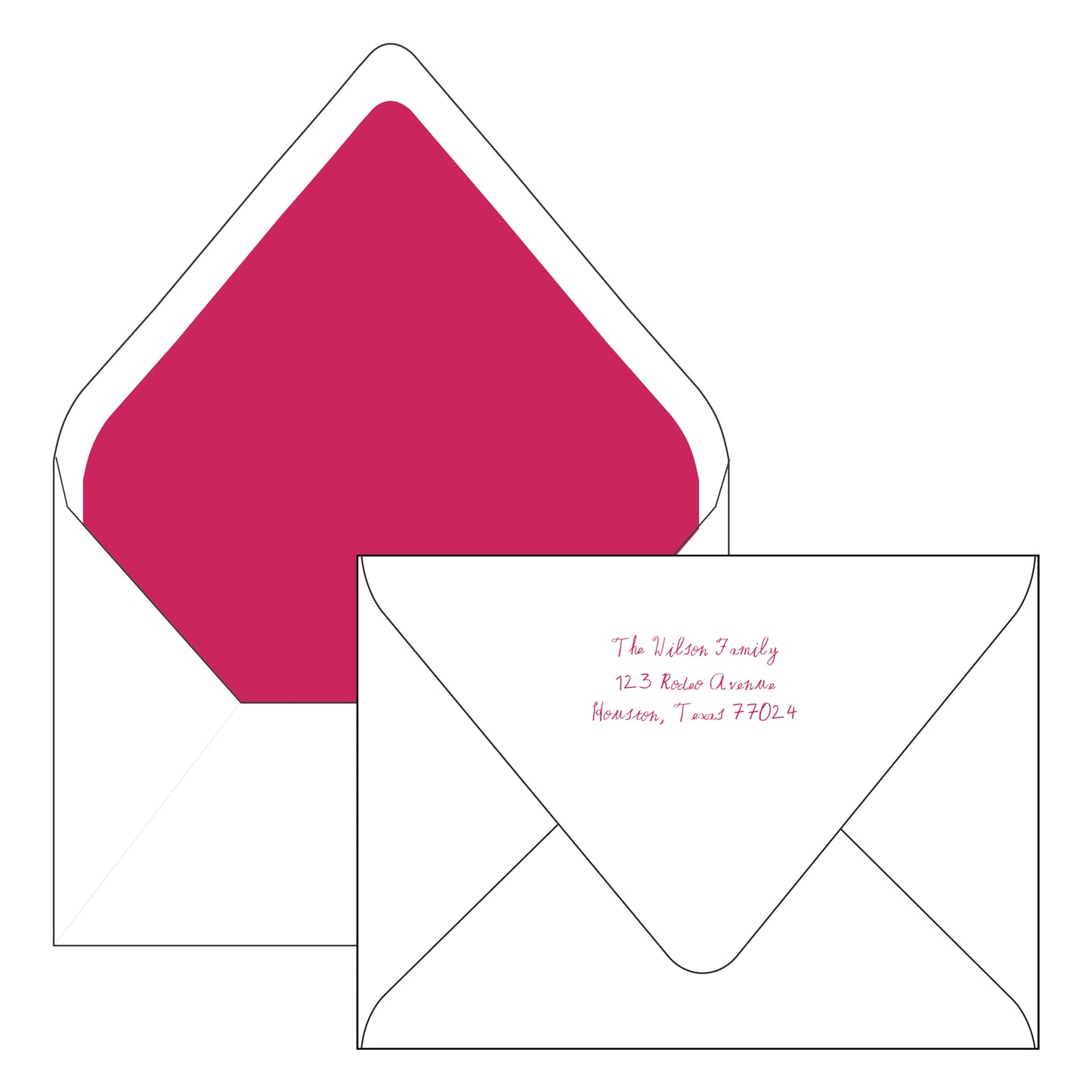 crayon squiggles | holiday card | digital printed