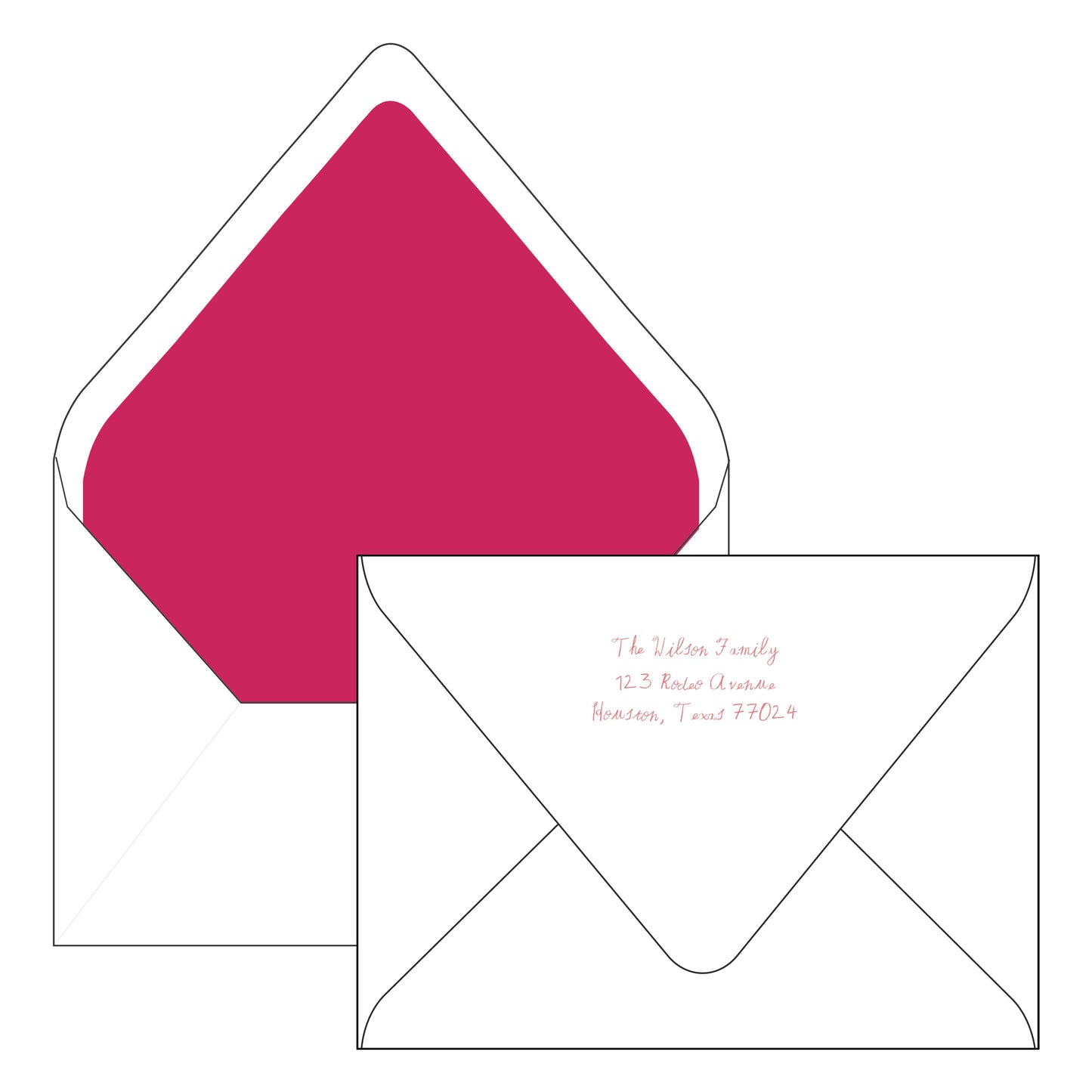 crayon squiggles | holiday card | letterpress