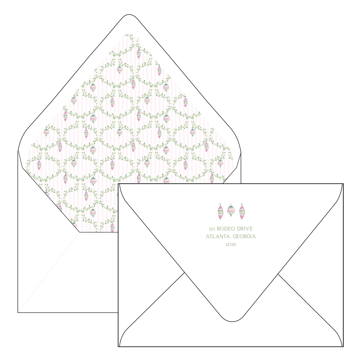 ornament vine | holiday card | bayberry kate