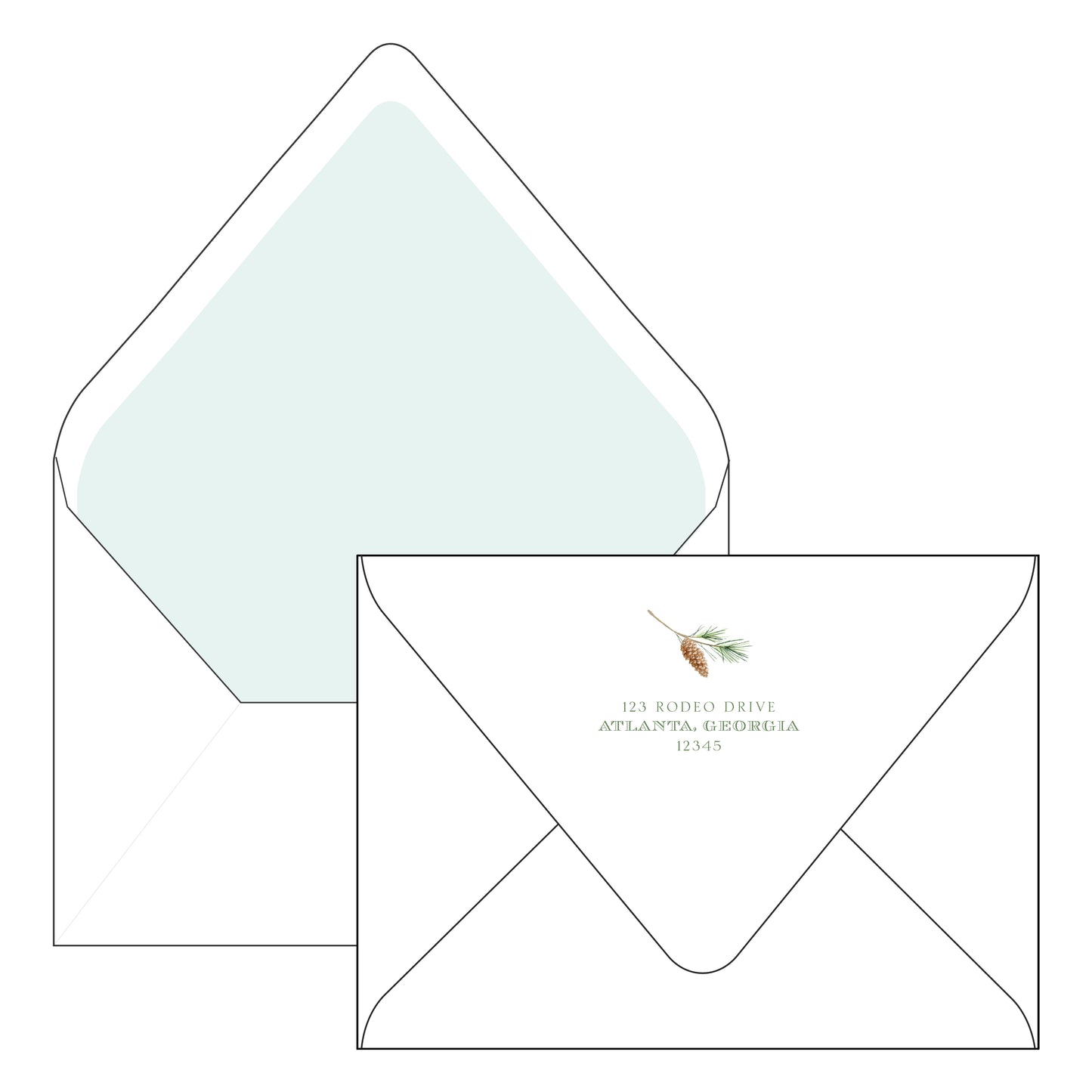 pine crest | holiday card | bayberry kate