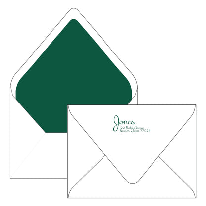 squiggle frame | holiday card | digital printed