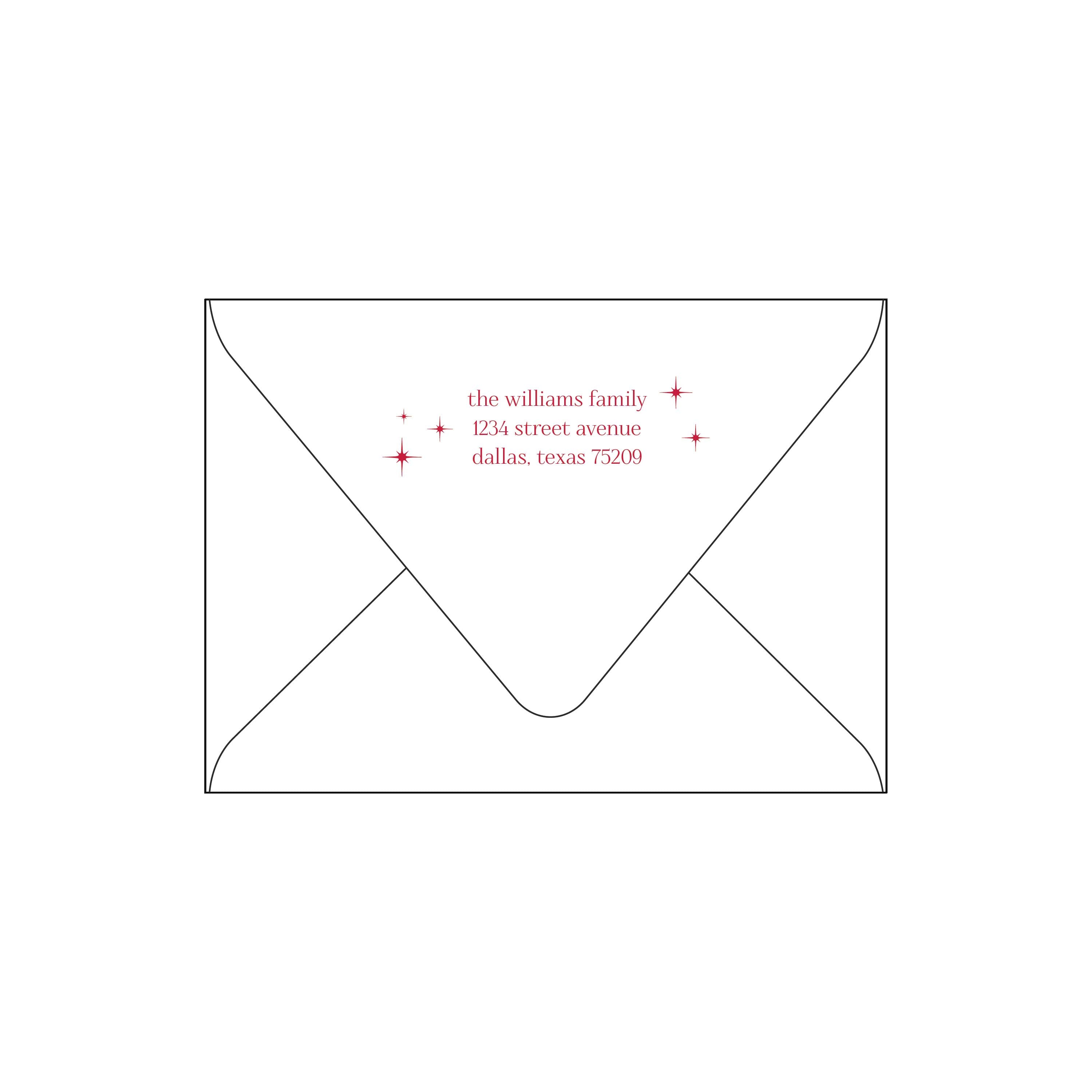 holiday headline | holiday card | foil-stamped
