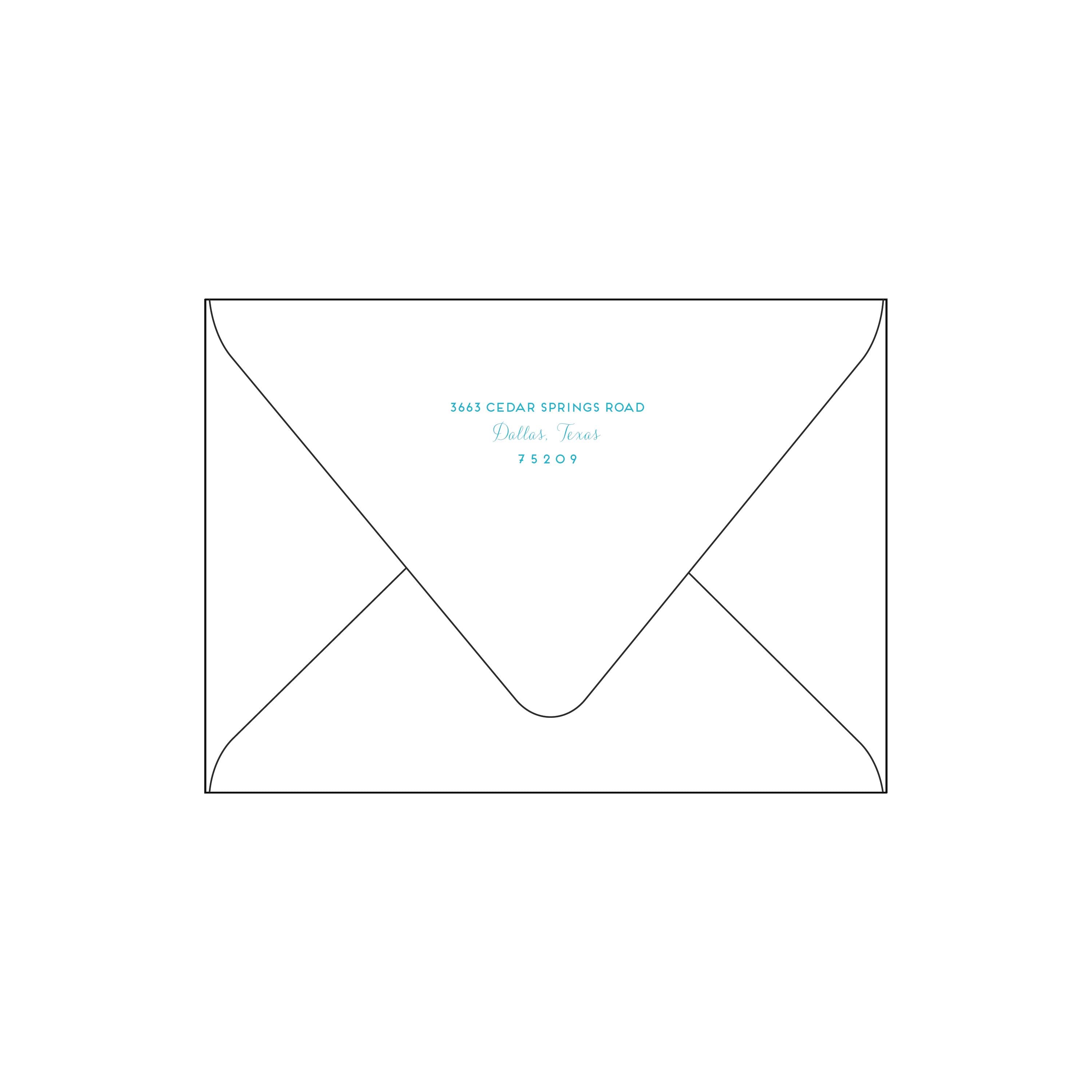 scallop | holiday card | die-cut shape