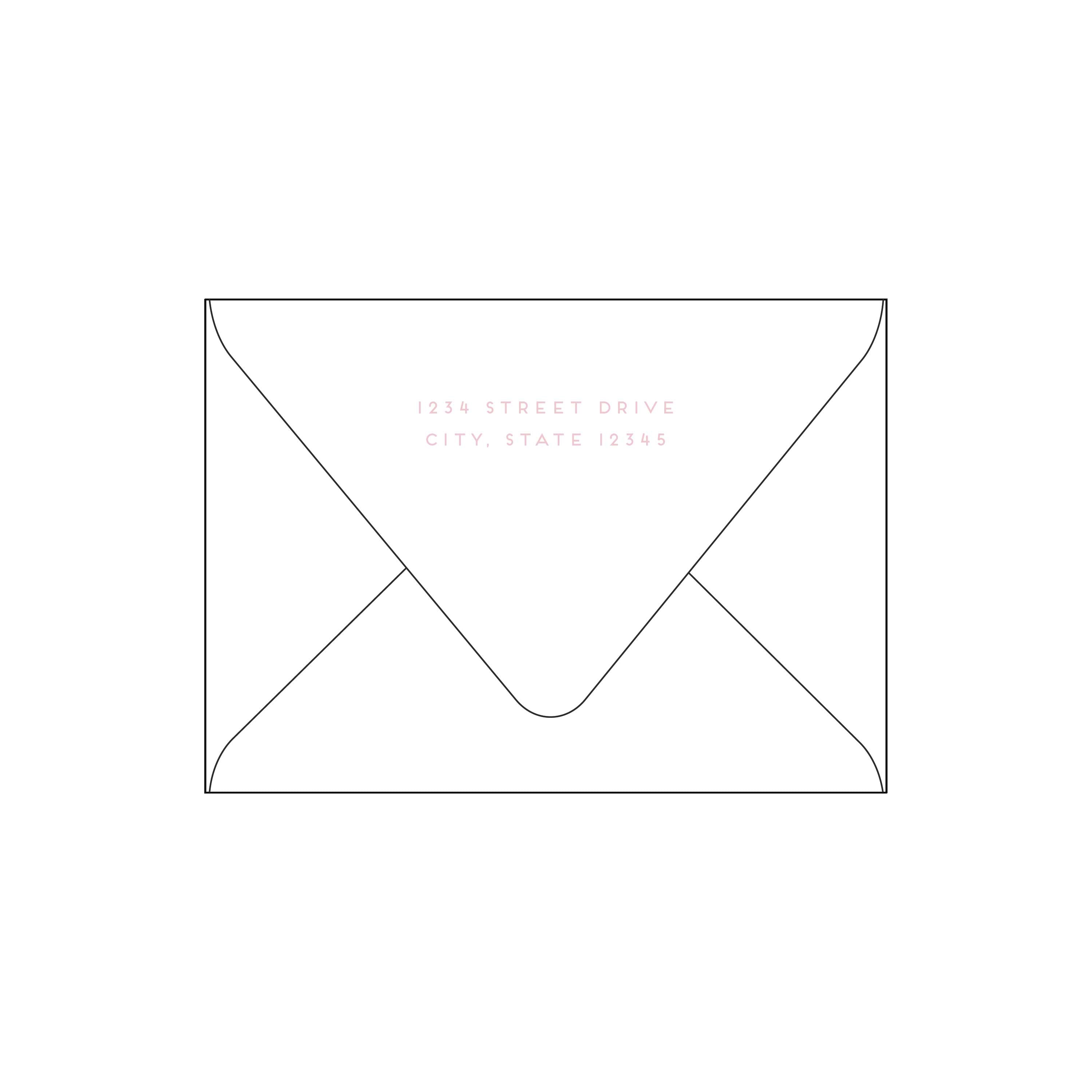 squiggles | holiday card | digital print