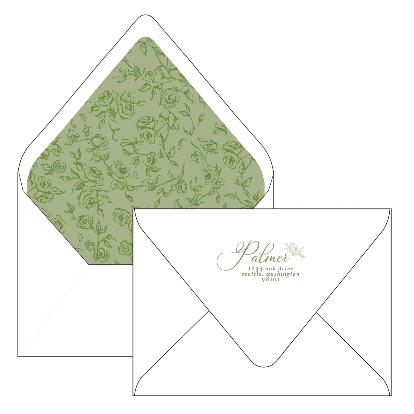 green garden script | holiday card | bethany kelm