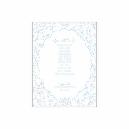 something blue | invitation