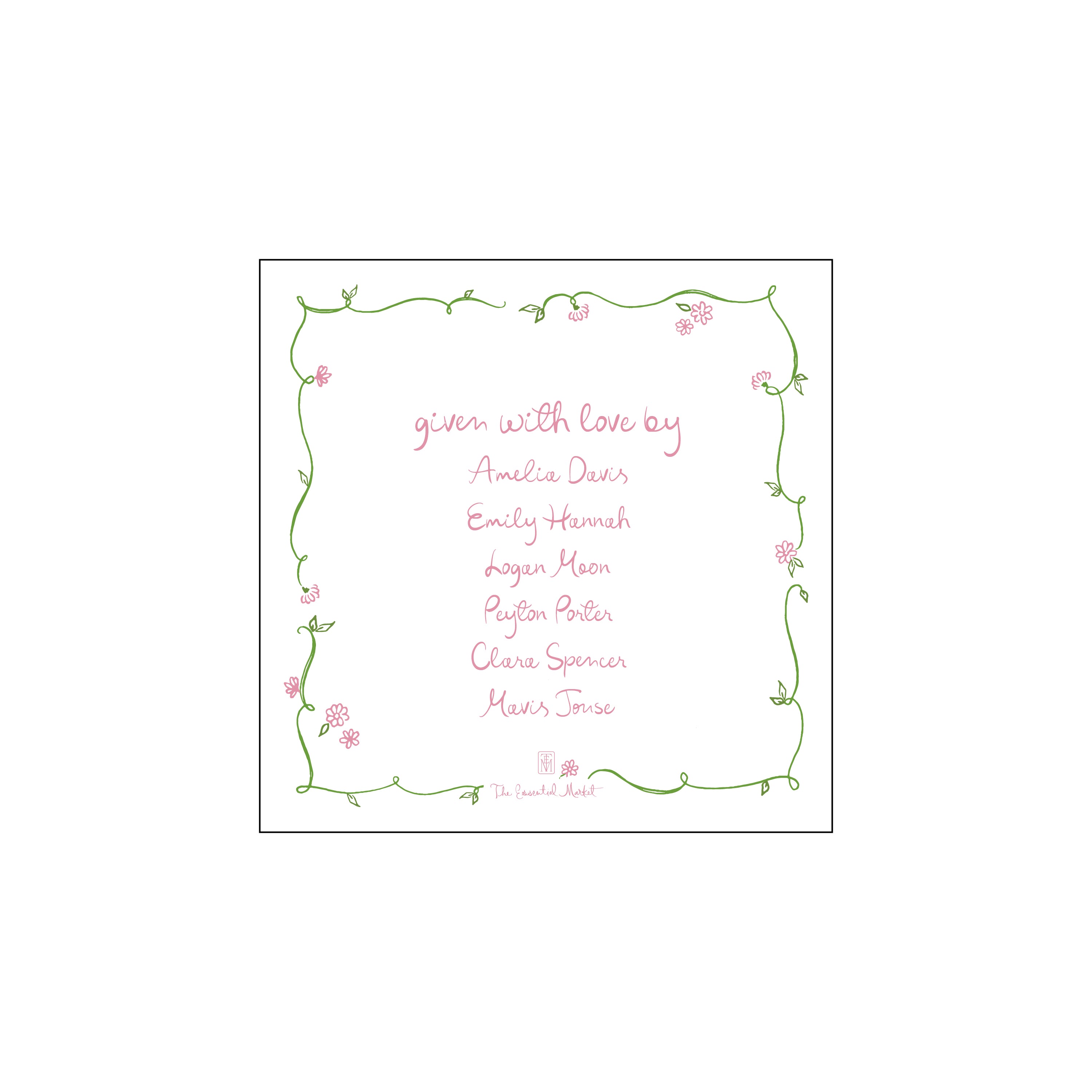 whimsical floral | invitation
