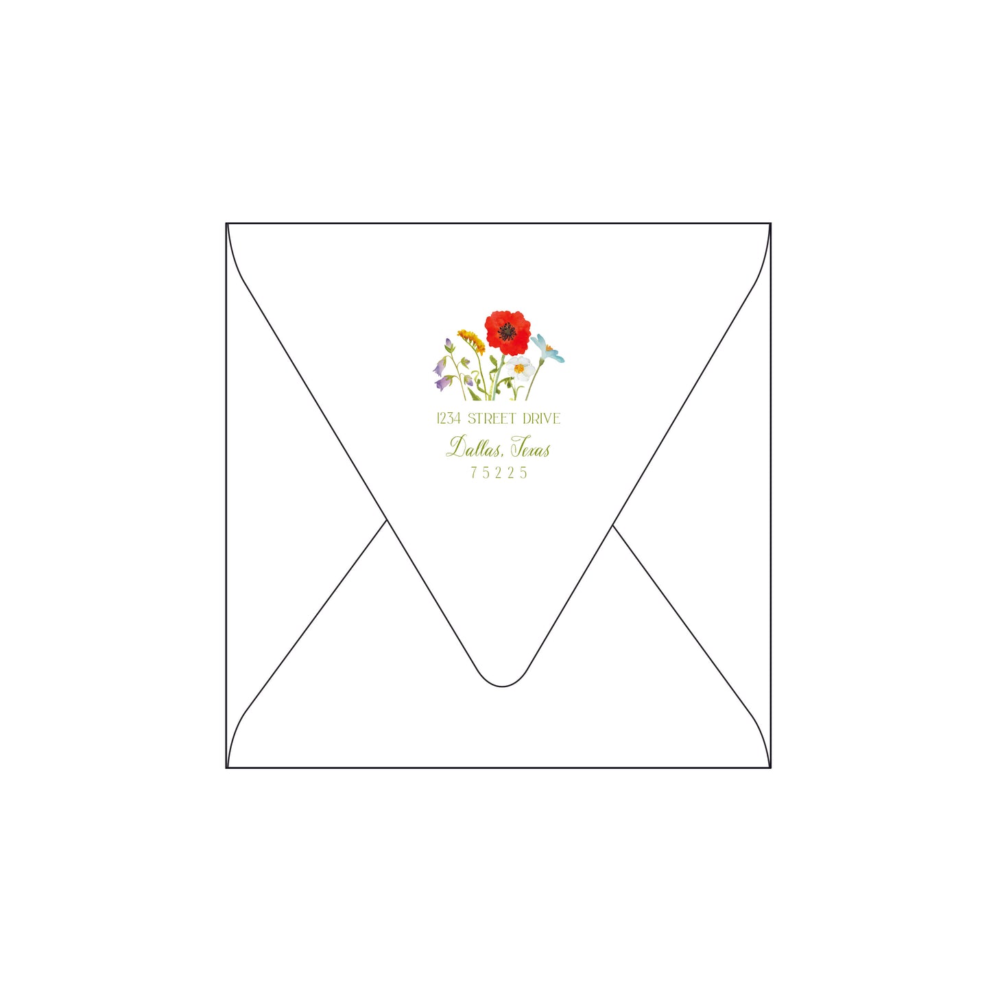 poppy crest | invitation