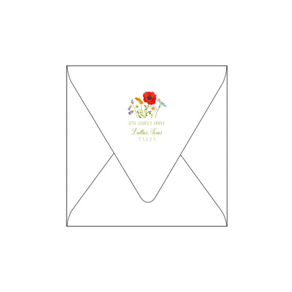 poppy crest | invitation