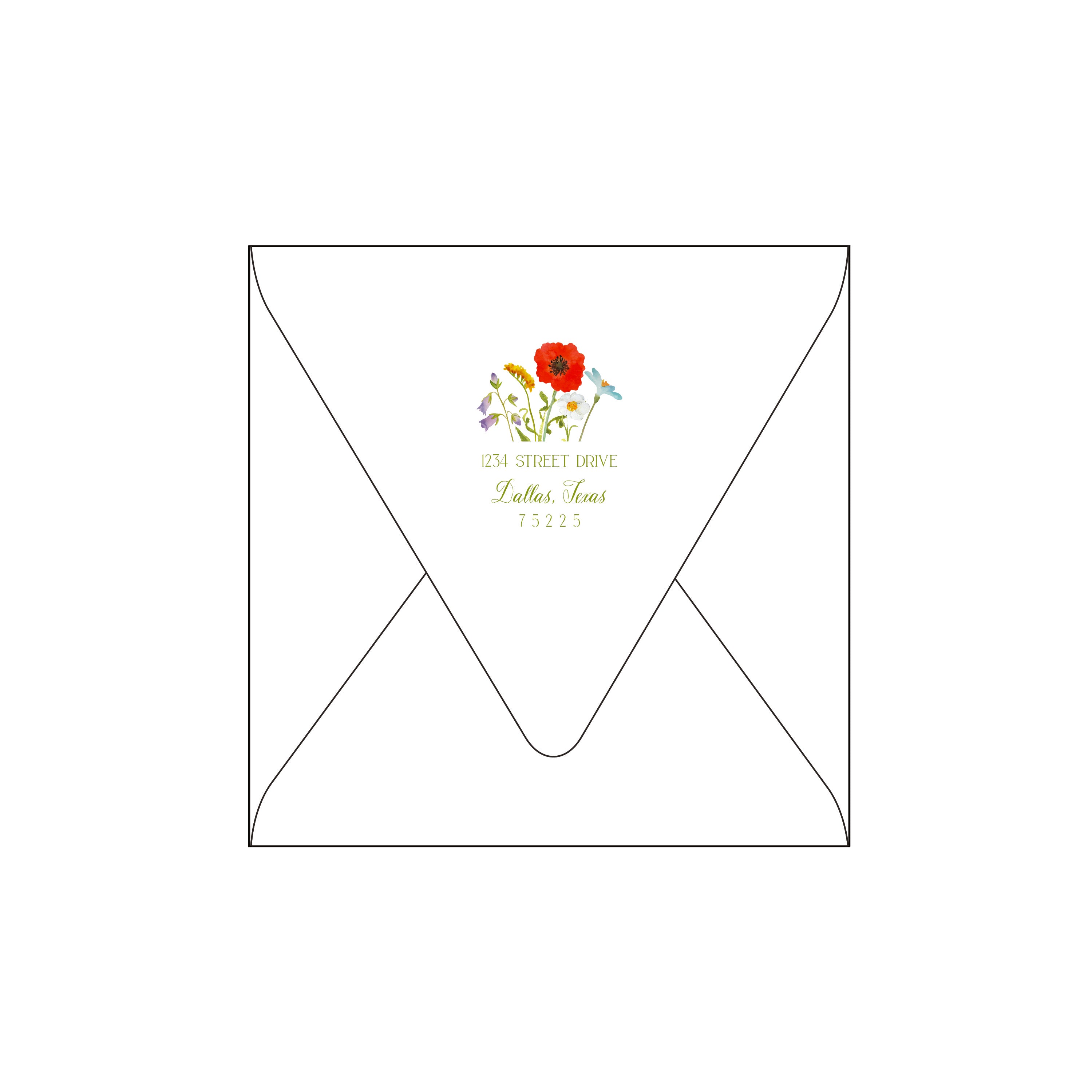 poppy crest | invitation