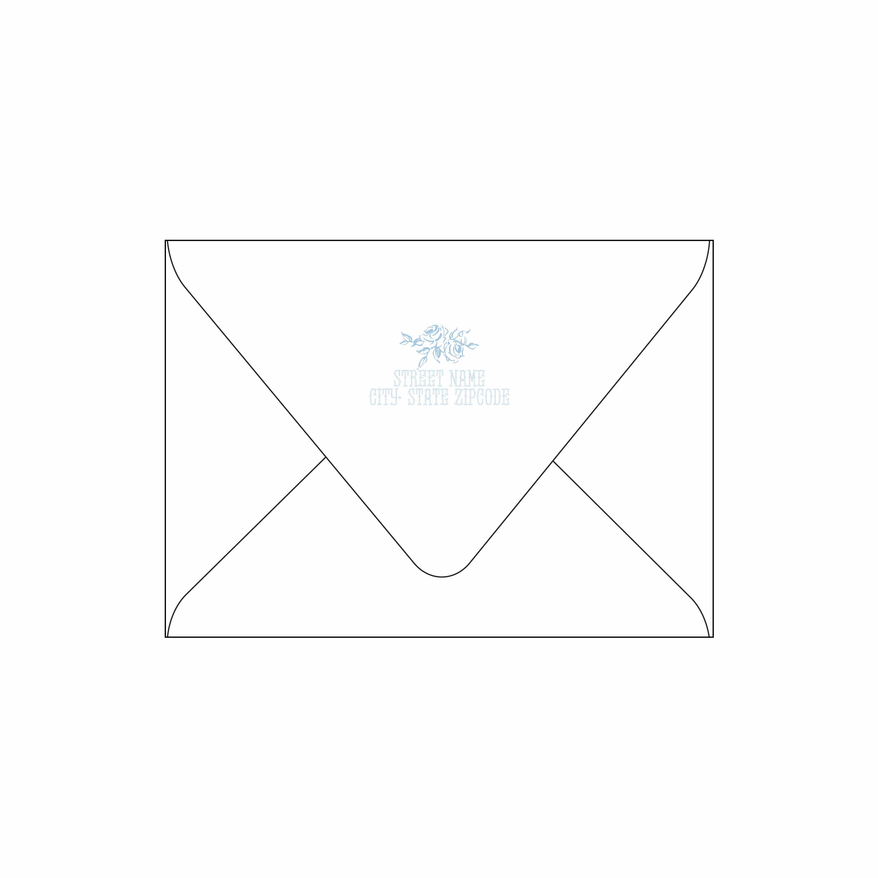 something blue | invitation