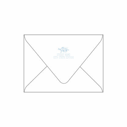 something blue | invitation