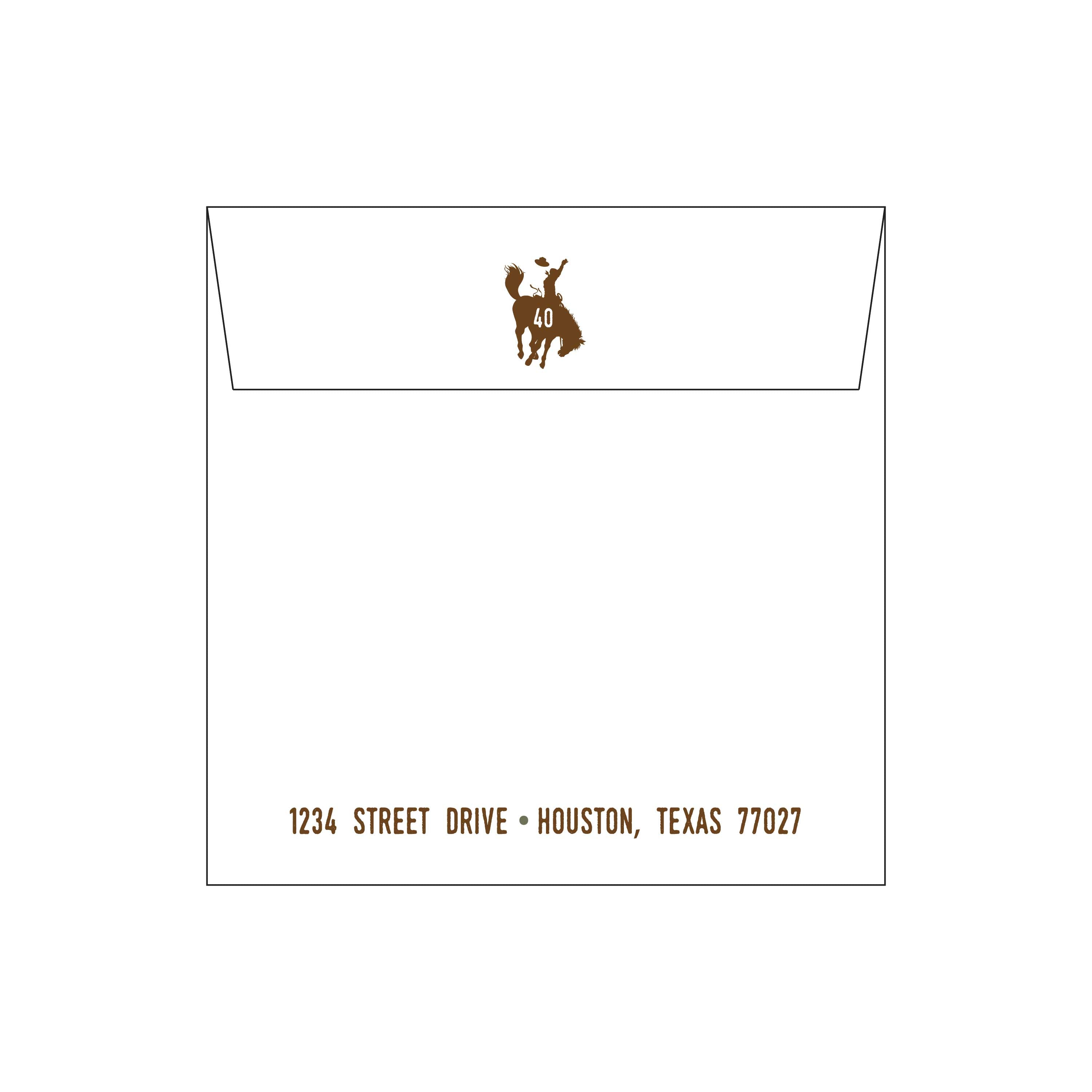 urban cowboy | invitation