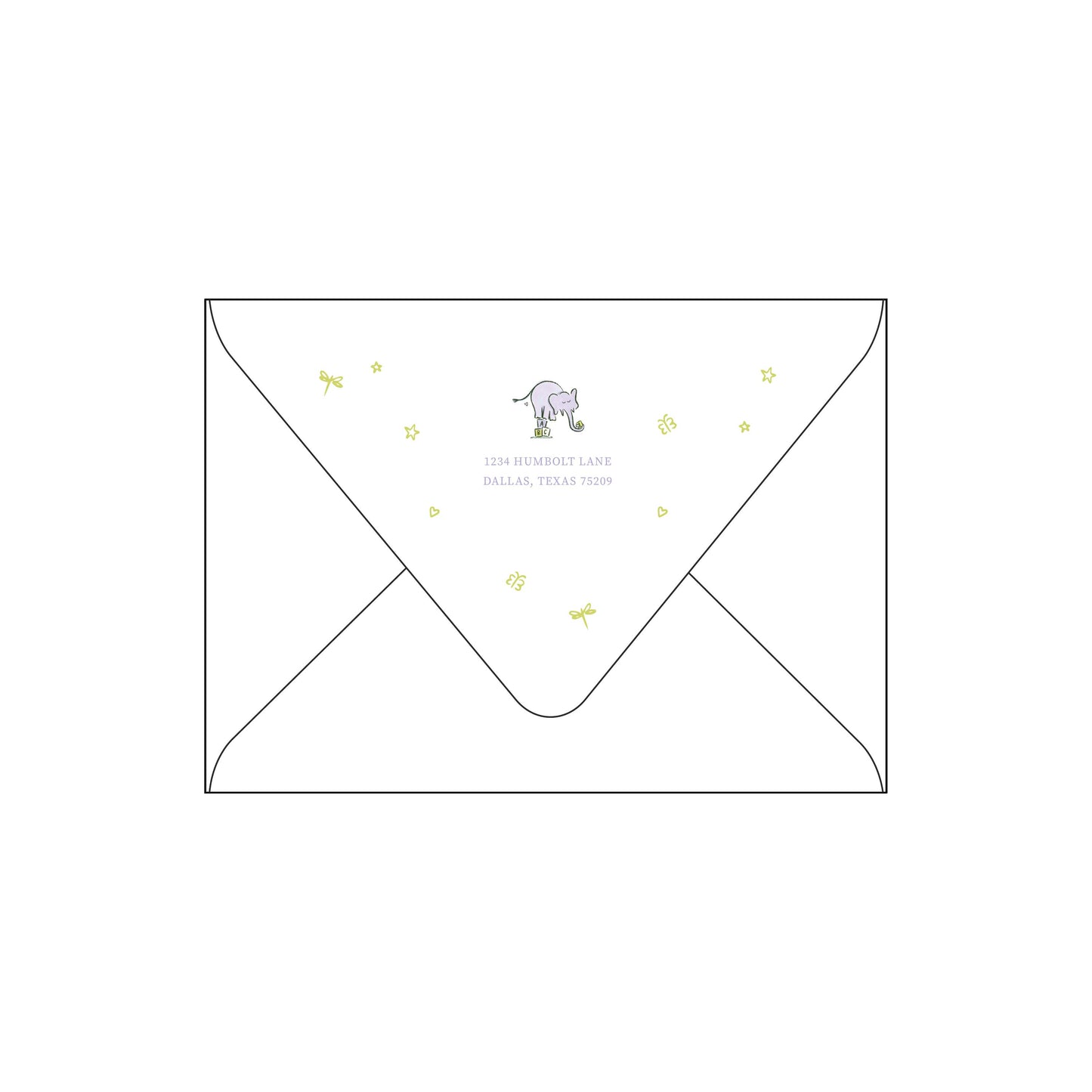 wild about baby | invitation | purple and green