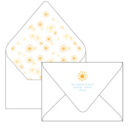 sunshine blue | invitation