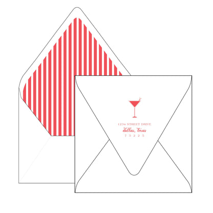 holly jolly cocktail party | invitation