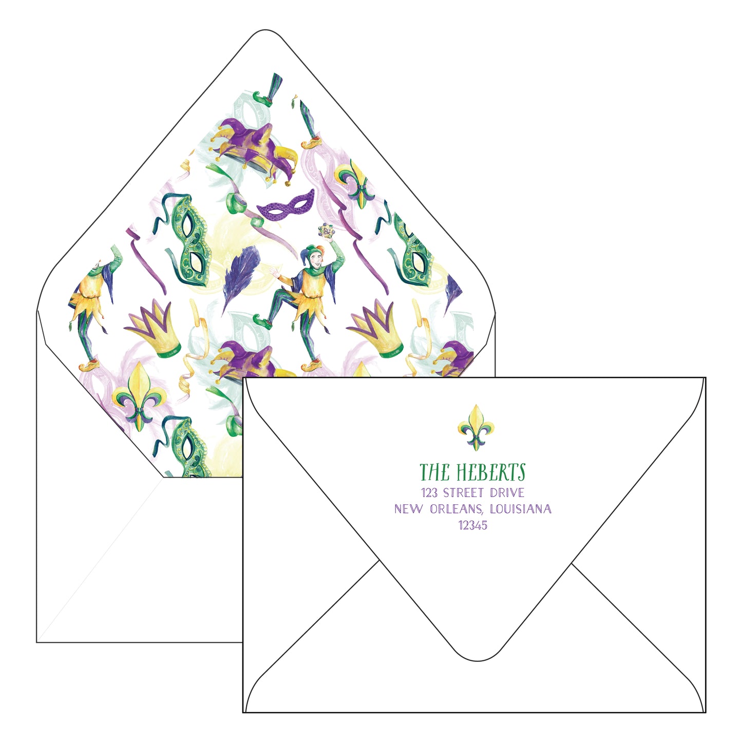 mardi gras | invitation