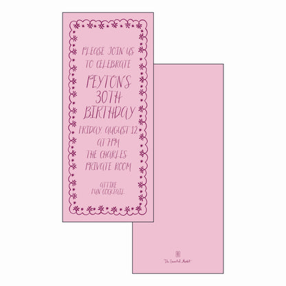 chic soiree | invitation