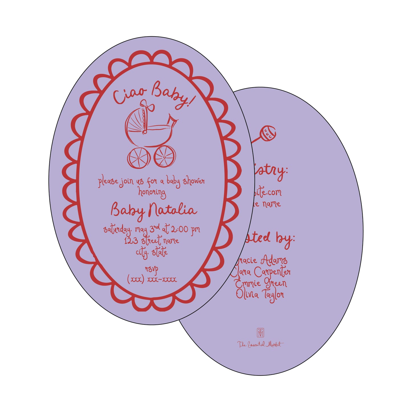 ciao baby | invitation