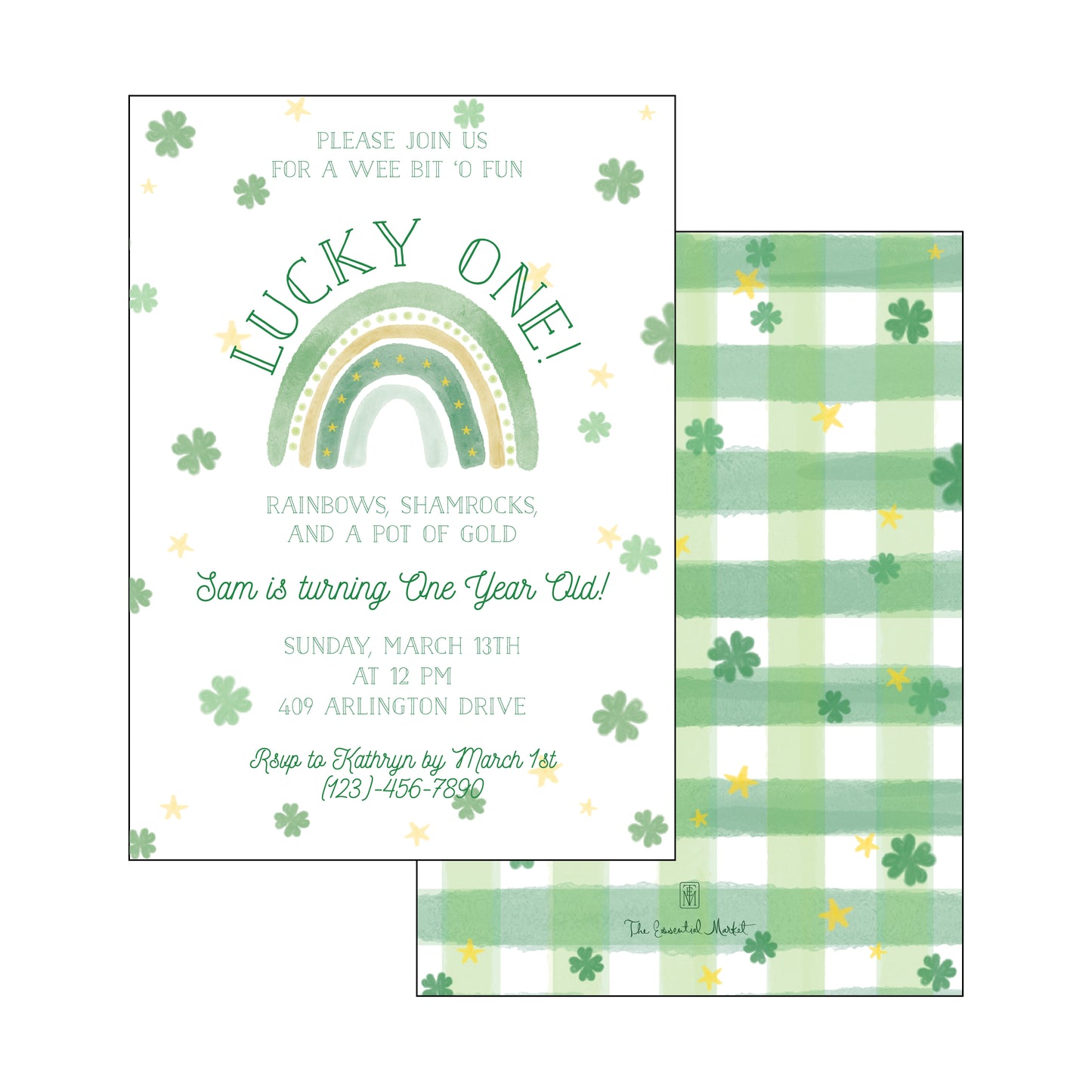 lucky one | invitation