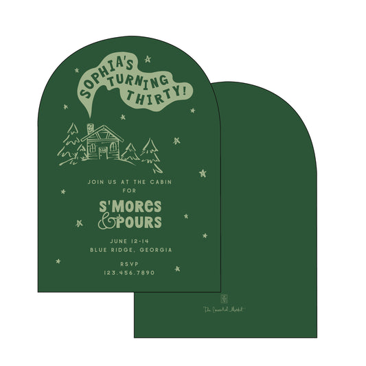s'mores and pours | invitation