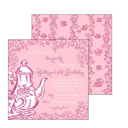 tea party | invitation