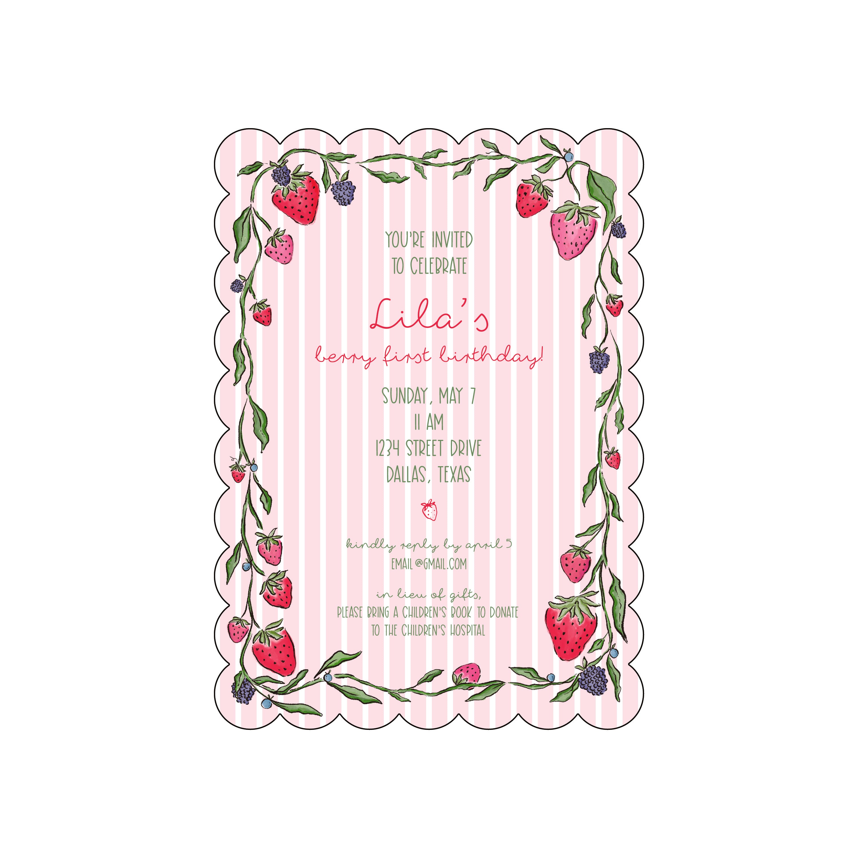 berry | invitation