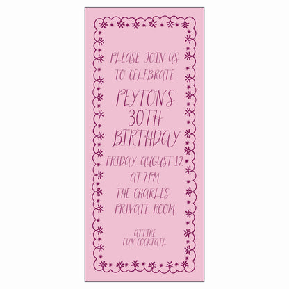 chic soiree | invitation