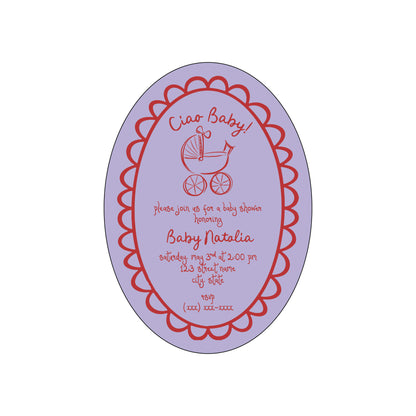 ciao baby | invitation