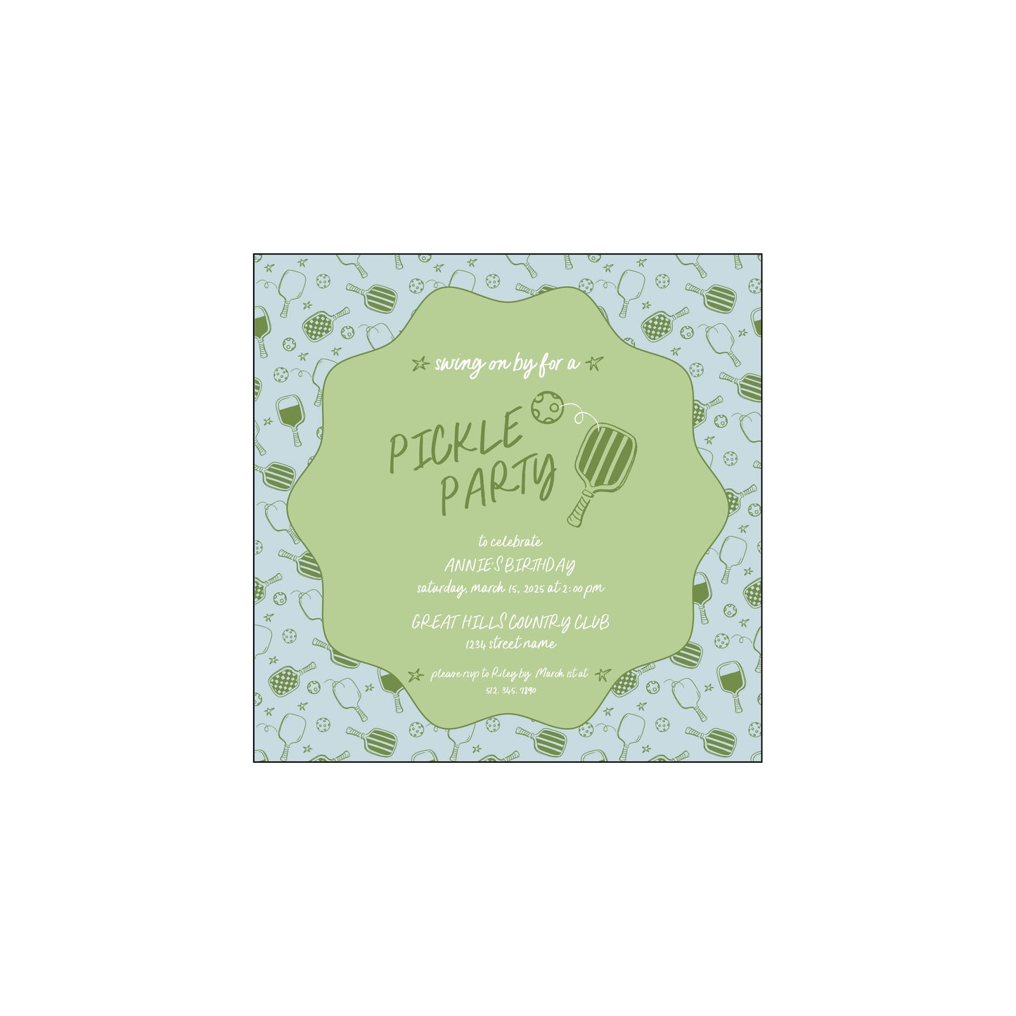 pickle party | invitation