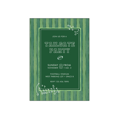 football | invitation