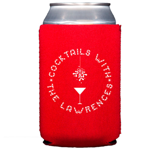 holly jolly cocktail party | can cooler