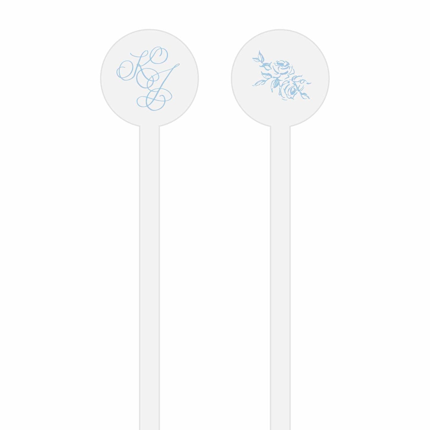 something blue | stir stick | wooden or acrylic round