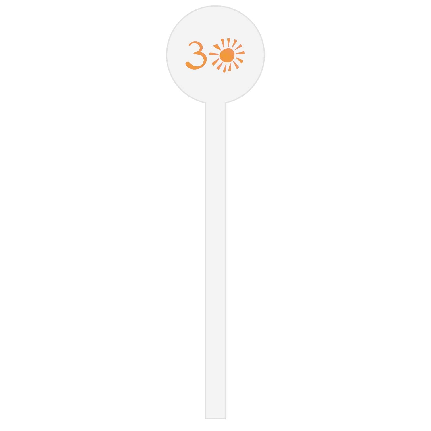 sunshine | stir stick | wooden or acrylic round