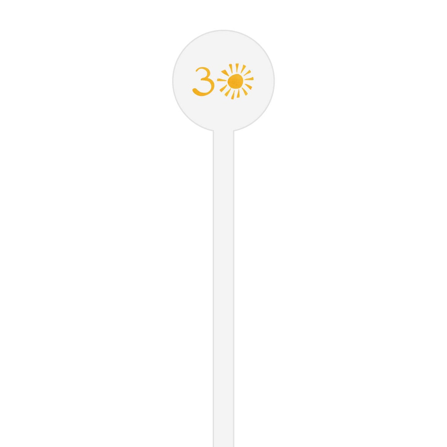 sunshine | stir stick | wooden or acrylic round