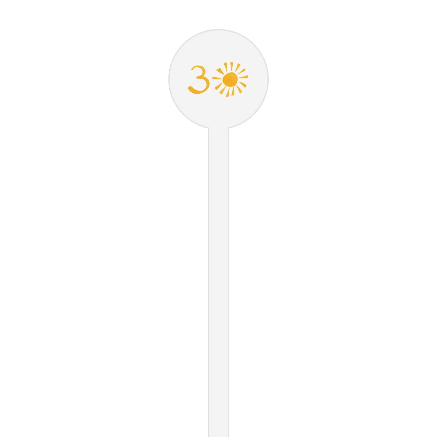 sunshine | stir stick | wooden or acrylic round